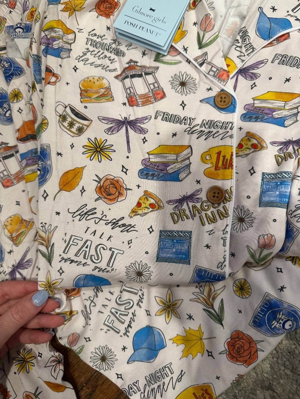 Gilmore Girls Posh Peanut Pajamas - Picture 4 of 5